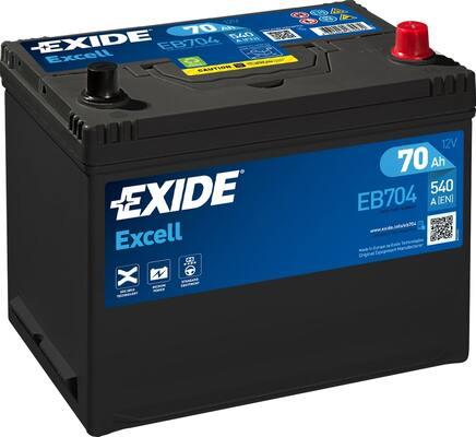 Exide EB704 - Starter Battery www.avaruosad.ee