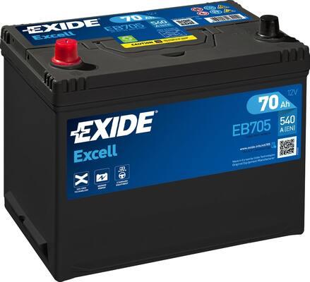 Exide EB705 - Стартерная аккумуляторная батарея, АКБ www.avaruosad.ee