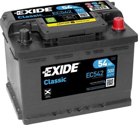Exide EC542 - Starter Battery www.avaruosad.ee