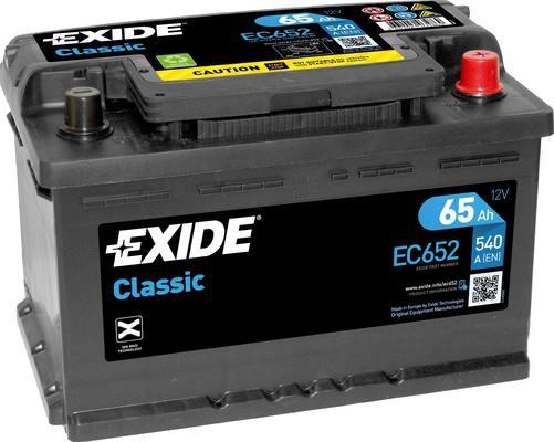 Exide EC652 - Starter Battery www.avaruosad.ee