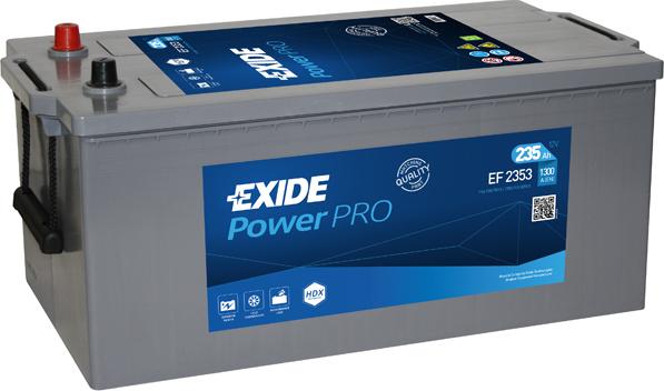 Exide EF2353 - Стартерная аккумуляторная батарея, АКБ www.avaruosad.ee