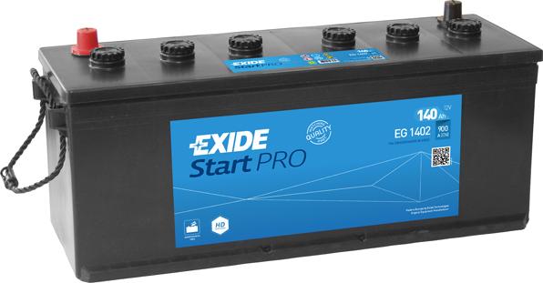 Exide EG1402 - Стартерная аккумуляторная батарея, АКБ www.avaruosad.ee