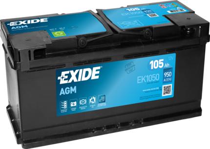 Exide EK1050 - Starter Battery www.avaruosad.ee