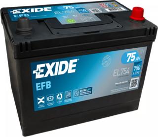 Exide EL754 - Starter Battery www.avaruosad.ee