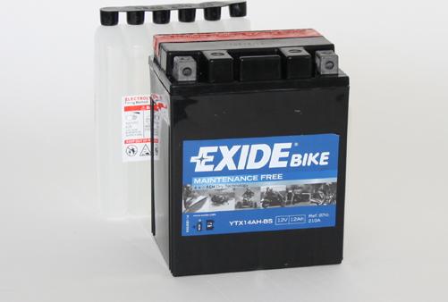Exide ETX14AH-BS - Starter Battery www.avaruosad.ee