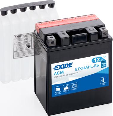 Exide ETX14AHL-BS - Starter Battery www.avaruosad.ee