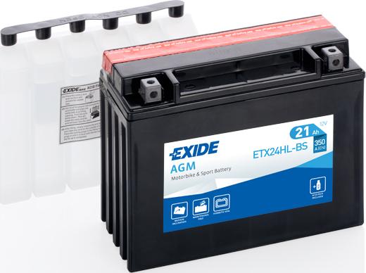 Exide ETX24HL-BS - Startera akumulatoru baterija www.avaruosad.ee