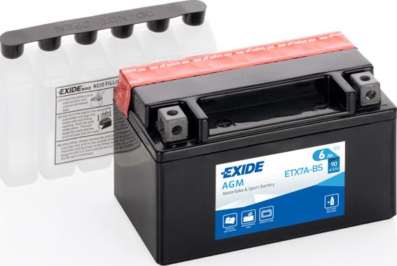 Exide ETX7A-BS - Startera akumulatoru baterija www.avaruosad.ee