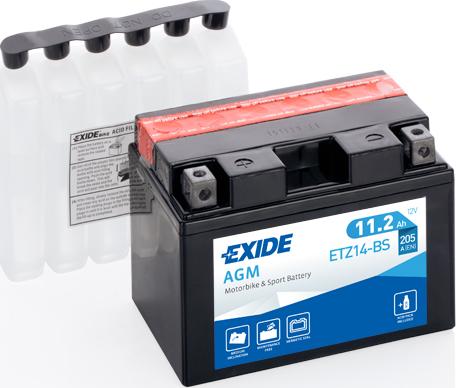 Exide ETZ14-BS - Starter Battery www.avaruosad.ee