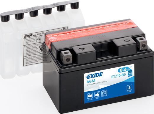 Exide ETZ10-BS - Starter Battery www.avaruosad.ee