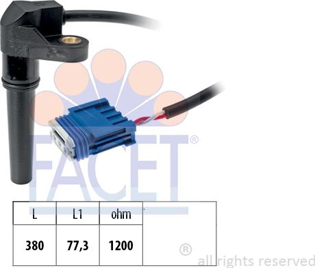 FACET 9.0618 - RPM Sensor, automatic transmission www.avaruosad.ee