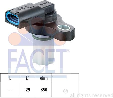 FACET 90309 - RPM Sensor, automatic transmission www.avaruosad.ee