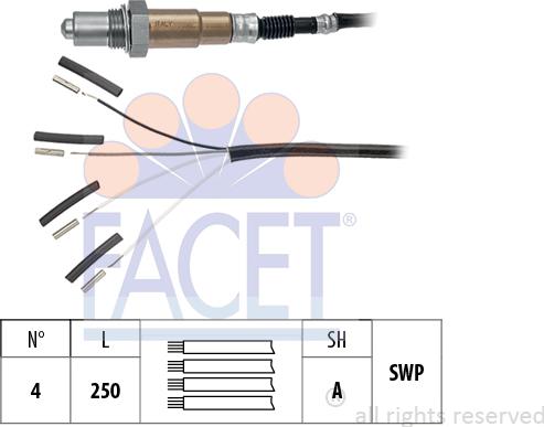 FACET 10.8235 - Sonda Lambda www.avaruosad.ee