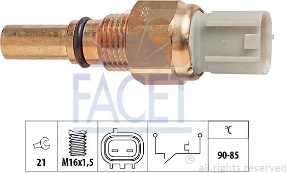 FACET 7.5267 - Temperature Switch, radiator / air conditioner fan www.avaruosad.ee