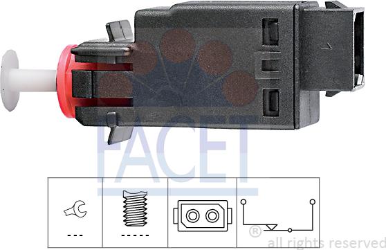 FACET 7.1058 - Brake Light Switch www.avaruosad.ee
