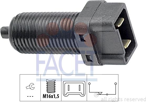 FACET 71012 - Brake Light Switch www.avaruosad.ee