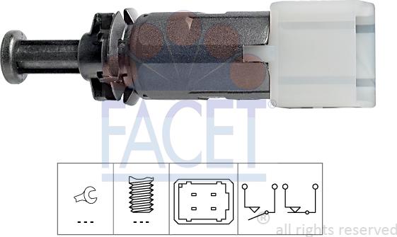 FACET 7.1149 - Brake Light Switch www.avaruosad.ee