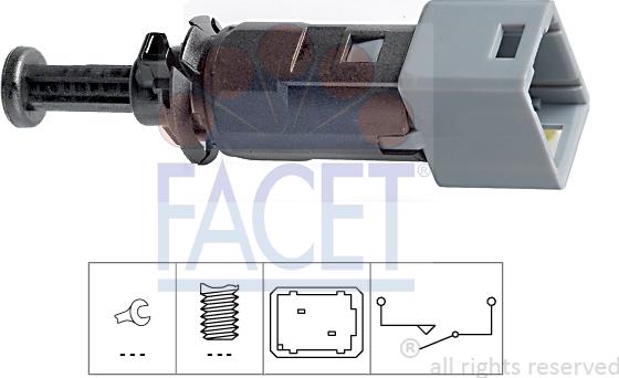 FACET 7.1150 - Brake Light Switch www.avaruosad.ee