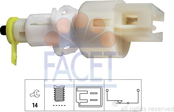 FACET 7.1108 - Brake Light Switch www.avaruosad.ee