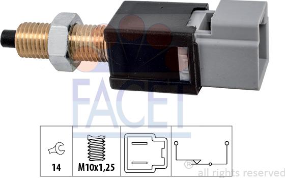 FACET 7.1304 - Brake Light Switch www.avaruosad.ee
