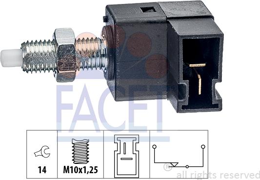 FACET 7.1300 - Brake Light Switch www.avaruosad.ee