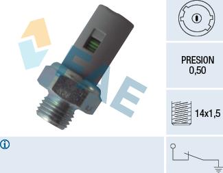 FAE 12636 - Sender Unit, oil pressure www.avaruosad.ee