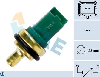 FAE 33706 - Sensor, coolant temperature www.avaruosad.ee