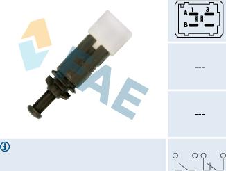 FAE 24895 - Brake Light Switch www.avaruosad.ee
