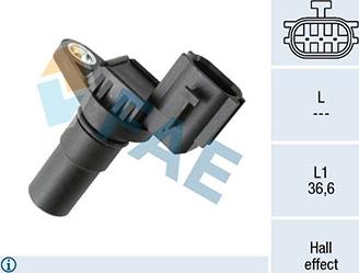 FAE 79489 - RPM Sensor, automatic transmission www.avaruosad.ee