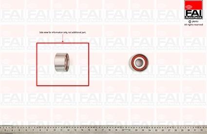 FAI AutoParts T9277 - Deflection/Guide Pulley, timing belt www.avaruosad.ee
