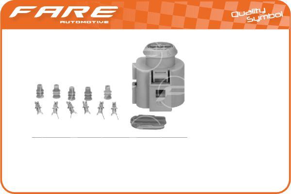 FARE SA 26602 - Ремонтный комплект кабеля, клапан возврата ОГ www.avaruosad.ee
