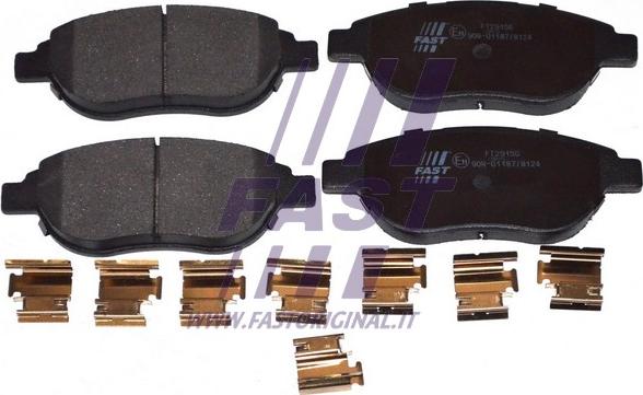 Fast FT29156 - Brake Pad Set, disc brake www.avaruosad.ee