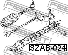 Febest SZAB-024 - Paigutus,rooliajam www.avaruosad.ee