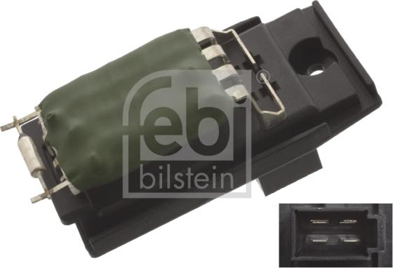 Febi Bilstein 45415 - Сопротивление, реле, вентилятор салона www.avaruosad.ee