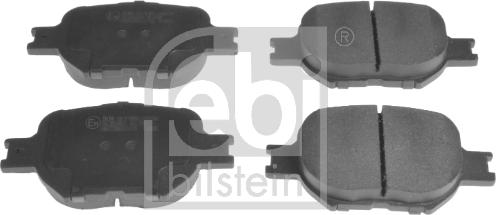 Febi Bilstein 16578 - Brake Pad Set, disc brake www.avaruosad.ee