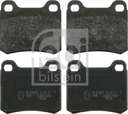 Febi Bilstein 16154 - Brake Pad Set, disc brake www.avaruosad.ee