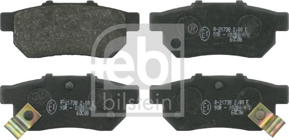 Febi Bilstein 16301 - Brake Pad Set, disc brake www.avaruosad.ee
