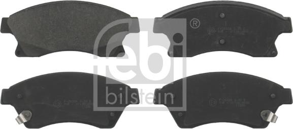 Febi Bilstein 16789 - Brake Pad Set, disc brake www.avaruosad.ee
