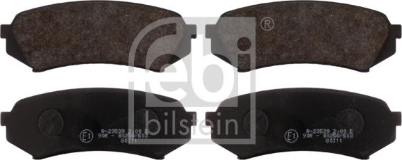 Febi Bilstein 16731 - Brake Pad Set, disc brake www.avaruosad.ee