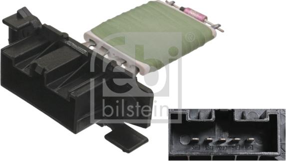 Febi Bilstein 100043 - Resistor, interior blower www.avaruosad.ee