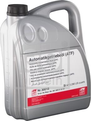 Febi Bilstein 30018 - Automātiskās pārnesumkārbas eļļa www.avaruosad.ee