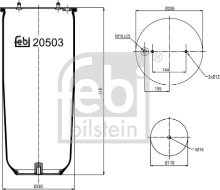 Febi Bilstein 20503 - Lõõts,õhkvedrustus www.avaruosad.ee