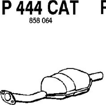 Fenno P444CAT - Catalytic Converter www.avaruosad.ee