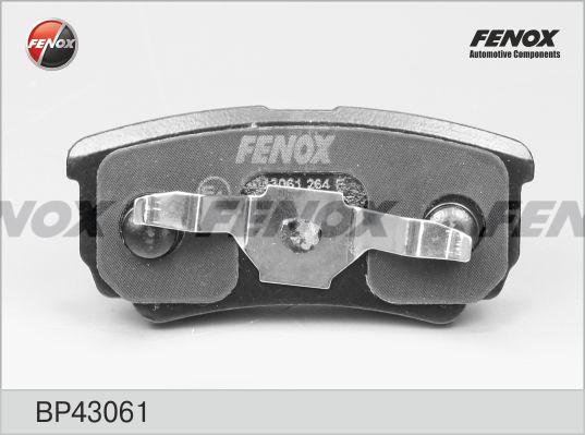 Fenox BP43061 - Bremžu uzliku kompl., Disku bremzes www.avaruosad.ee