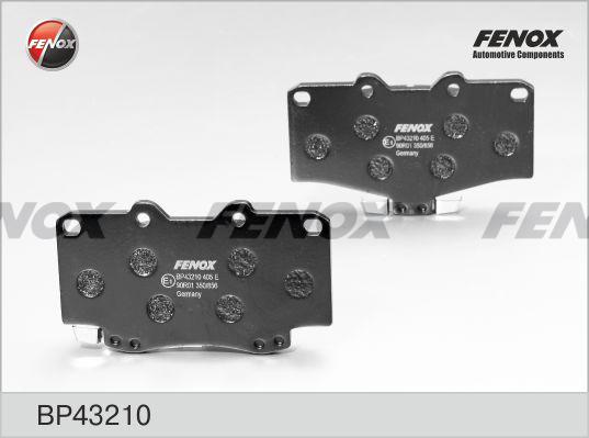 Fenox BP43210 - Brake Pad Set, disc brake www.avaruosad.ee