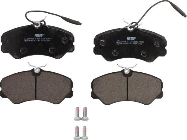 Ferodo FVR510 - Kit de plaquettes de frein, frein à disque www.avaruosad.ee