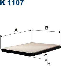 Filtron K1107 - Фильтр воздуха в салоне www.avaruosad.ee