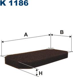 Filtron K1186 - Filter,salongiõhk www.avaruosad.ee