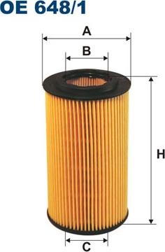 Filtron OE648/1 - Oil Filter www.avaruosad.ee