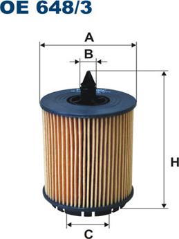 Filtron OE648/3 - Oil Filter www.avaruosad.ee